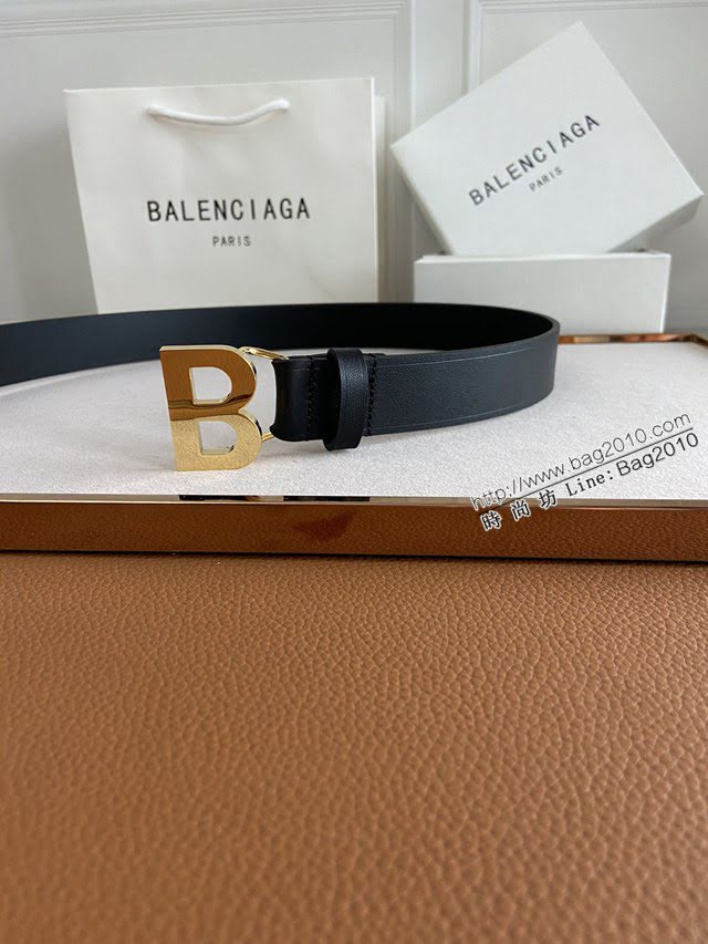 Balenciaga女士皮帶 巴黎世家雙面用牛皮腰帶  jjp1253